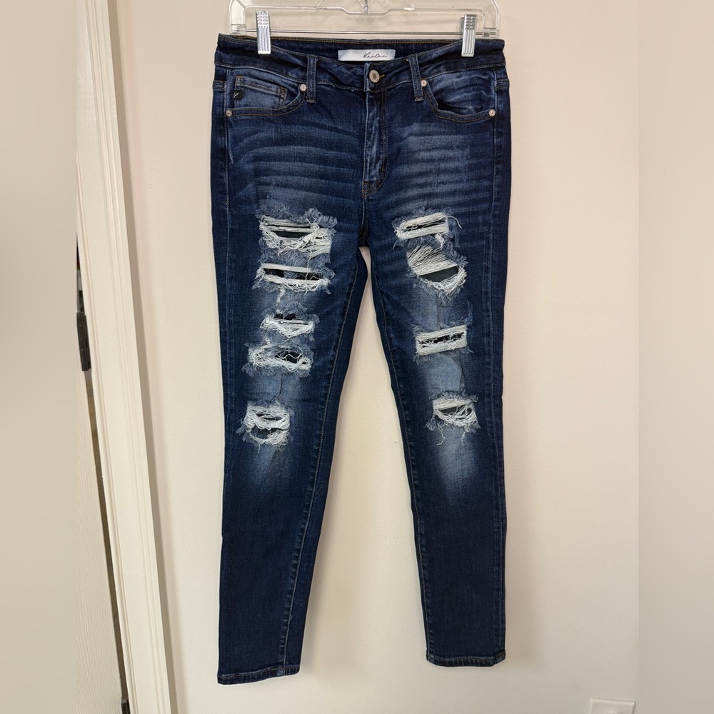 KanCan: Women's Denim, Tobie Mid Rise Super Skinny Jean, Size 28